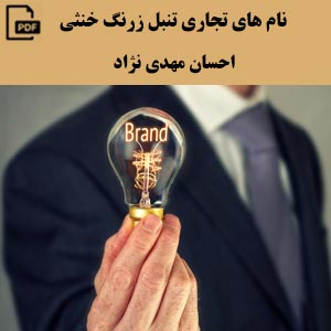 نام های تجاری تنبل زرنگ خنثی - احسان مهدی نژاد